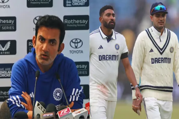 Gambhir said about India's bowling attack - give time, performance will improve with experience