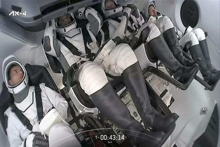 Indian astronaut Shubhanshu Shukla left for space journey