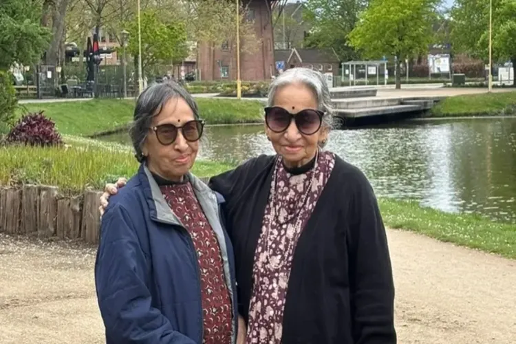 The European trip of two elderly sisters from Kerala became an example of courage