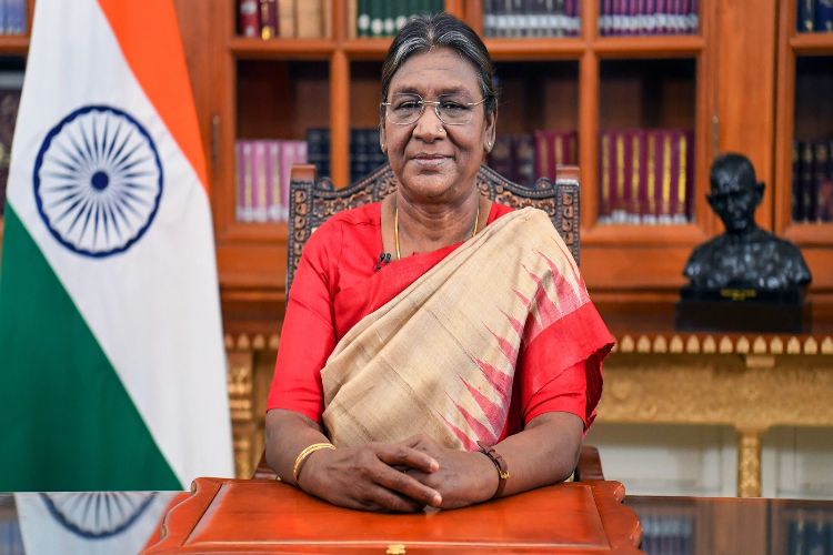 The whole country is excited and proud of an Indian's space journey: President Murmu