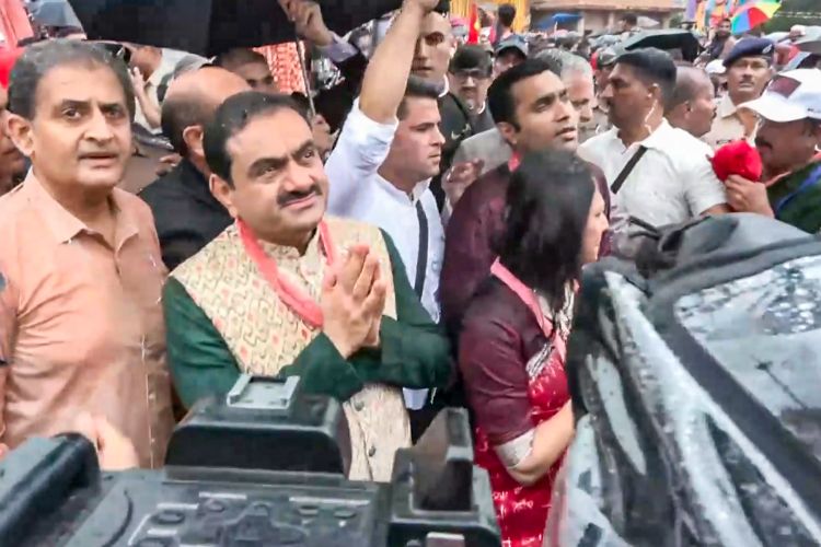 Gautam Adani along with his family participated in the Rath Yatra