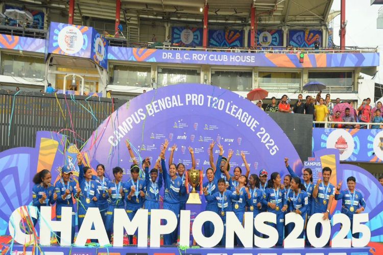 Kolkata Tigers became champions for the second time in Women's Bengal Pro T20 League
