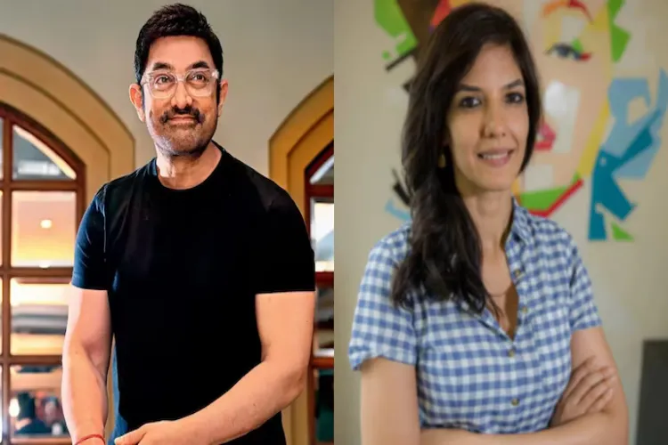 Why did the studio echo with laughter on one answer of Aamir Khan's girlfriend Gauri in the interview?