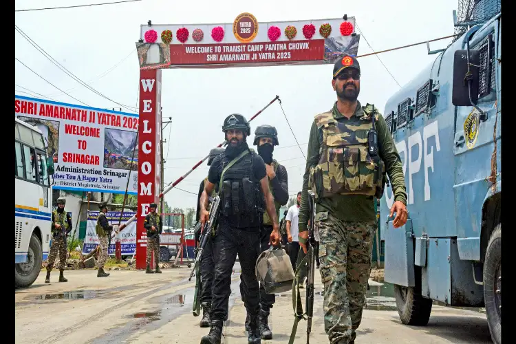 Police beefs up security in Jammu ahead of Amarnath Yatra