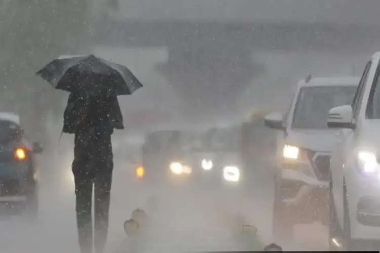 Light to moderate rains accompanied by thunderstorms and strong winds lash Delhi-NCR