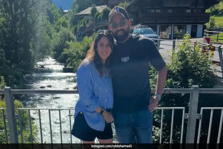 Rohit Sharma Makes Memories On A Picture Perfect Swiss Family Vacation