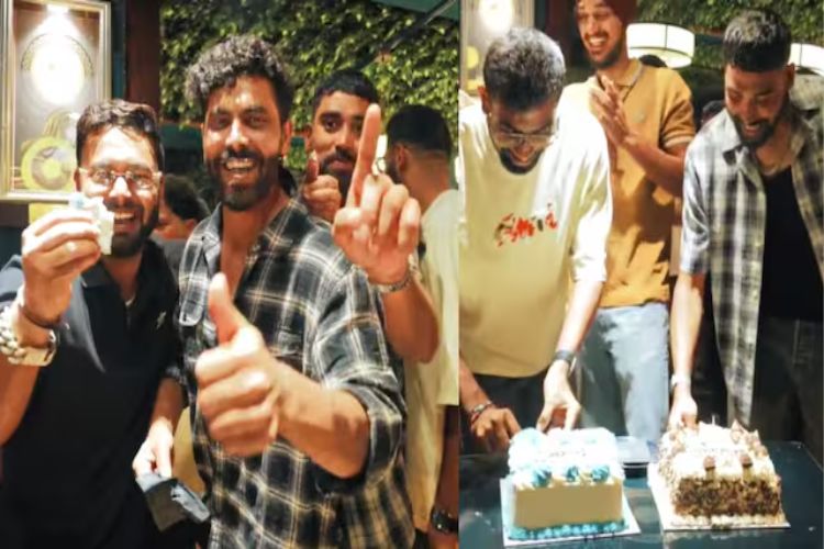 Team India celebrates in Birmingham before the 2nd Test, Bumrah-Siraj cut the cake