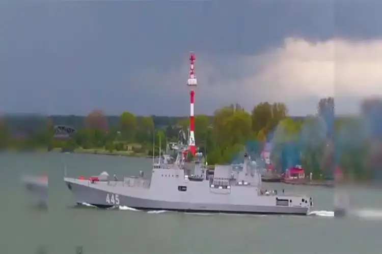 Indian Navy's latest warship INS Tamal will be inducted in Russia today