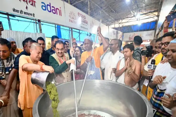 Gautam Adani visits ISKCON kitchens in Puri, joins volunteers in act of service