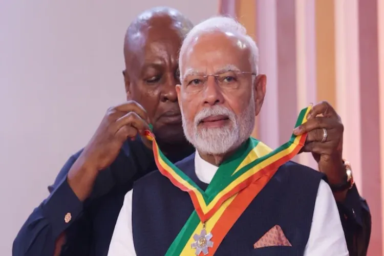 Prime Minister Modi was awarded Ghana's highest civilian honor, said- it is a symbol of India-Ghana friendship