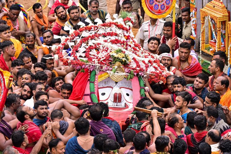 Odisha: Lord Jagannath's 'Bahuda Yatra' begins