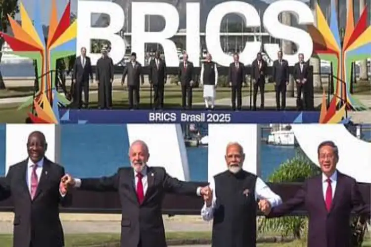 PM Modi joins BRICS leaders for family photo at 17th BRICS Summit in Rio