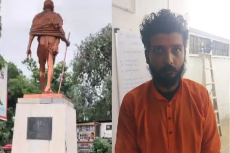 Attempt to damage Mahatma Gandhi's statue in Pune, accused arrested
