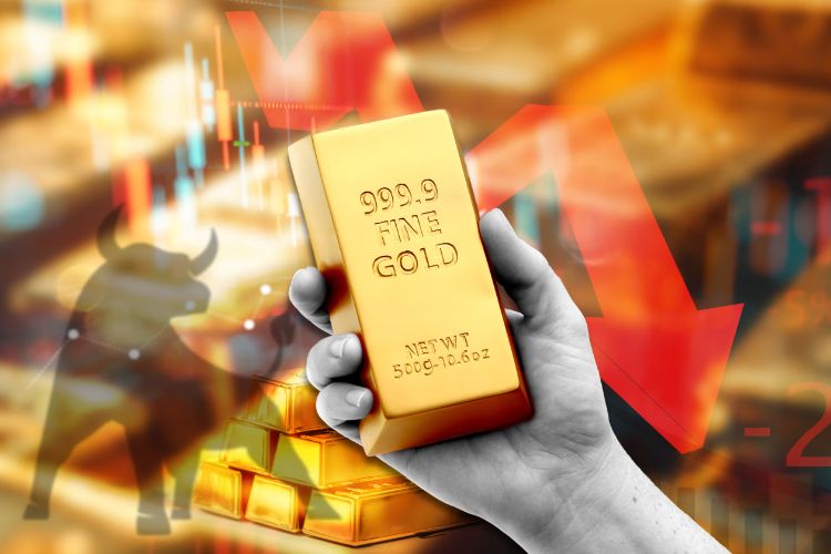 Fall in gold prices in futures market