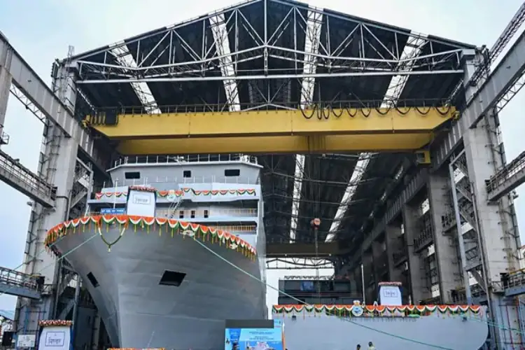 Indian Navy gets first indigenous diving support vessel INS Nistar
