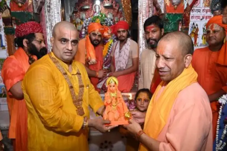 CM Yogi offers prayers at Shri Ram Lalla, Hanumangarhi temples in Ayodhya ahead of mega plantation drive