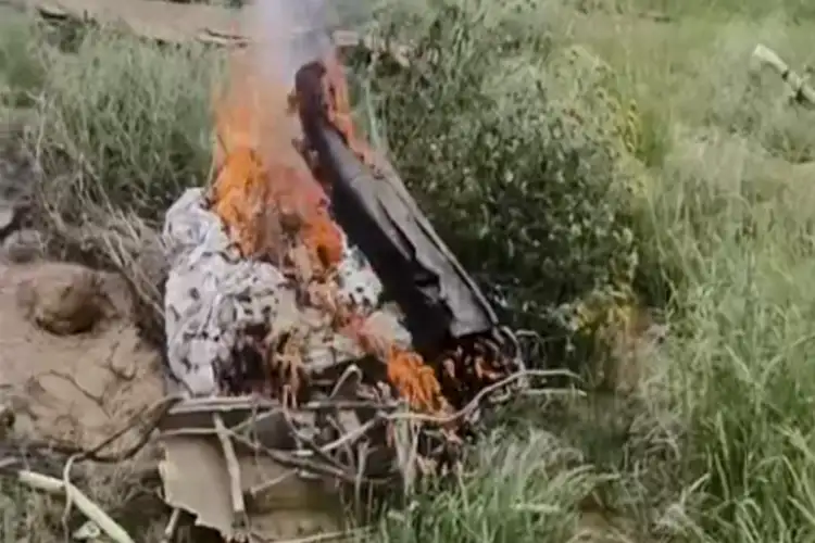 Air Force's Jaguar aircraft crashed in Churu district