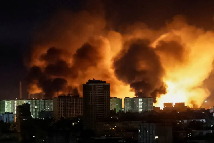 Russia again fired missiles and drones on Kyiv, two people died in the fire