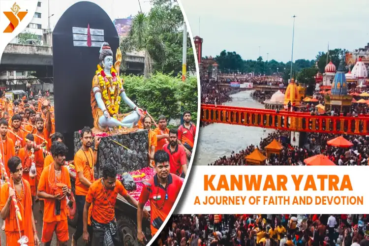 Uttarakhand: Kanwar Yatra begins, on the very first day thousands of Kanwariyas reached Haridwar to collect Ganga water