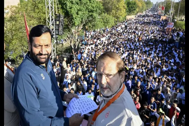 Haryana CM Saini flags off Kaithal half marathon, says fit youth key to building developed India by 2047