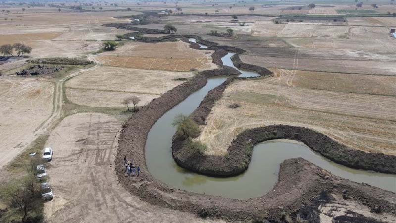 The Nun river started flowing again, greenery and identity returned