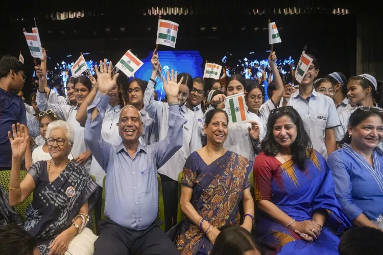 Patriotic slogans echoed in Lucknow when astronaut Shubhanshu returned to earth, festive atmosphere prevailed