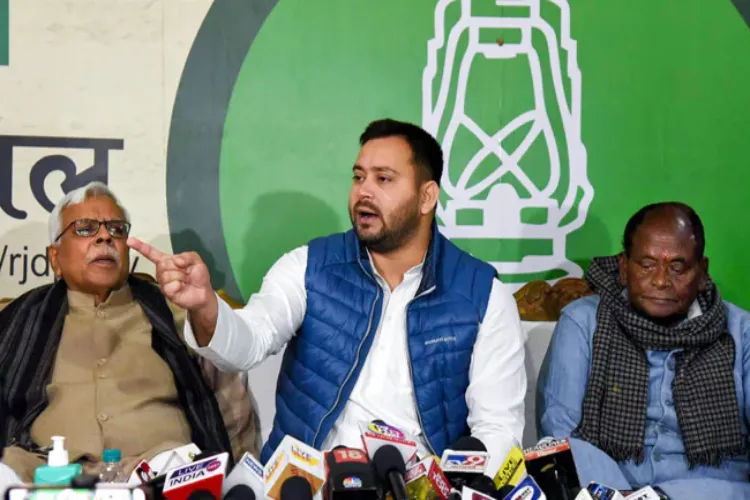 Tejashwi Yadav furious over Tushar Gandhi's 'insult' in Bihar
