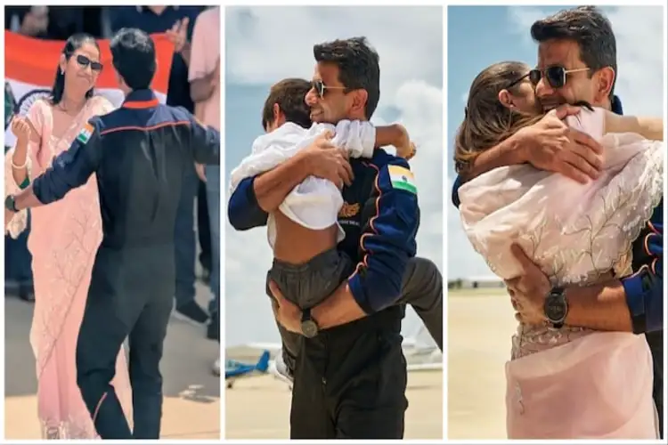 Shubhanshu Shukla's emotional reunion with family after space mission. See pics