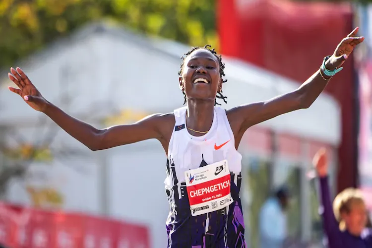 Marathon world record holder Ruth Chepngetich caught doping, provisionally suspended