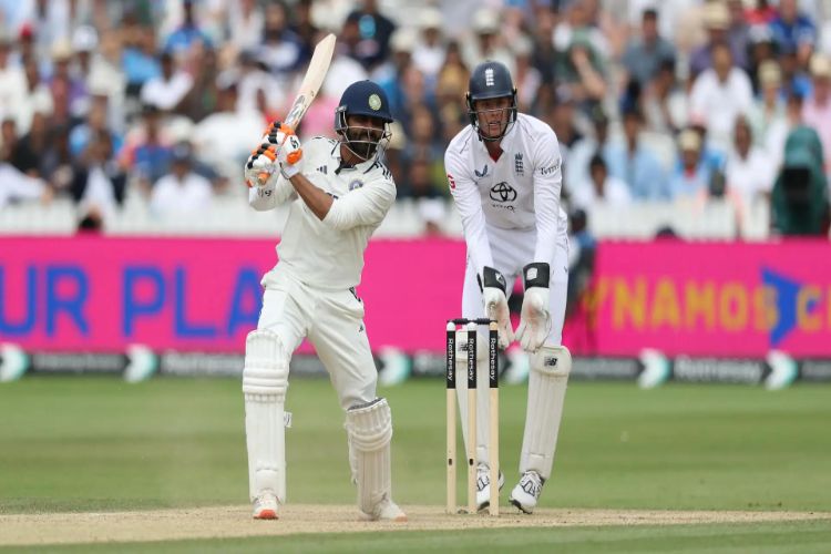 Jadeja named India's most valuable player for his belligerent innings in Lord's Test
