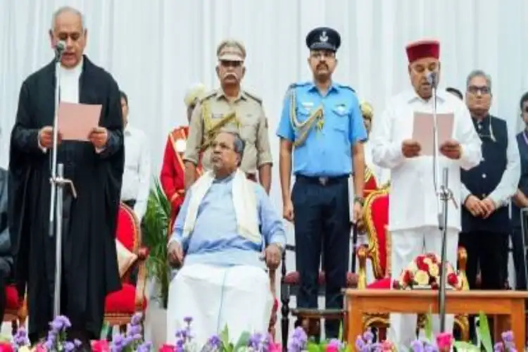 Justice Vibhu Bakhru takes oath as Karnataka High Court chief justice