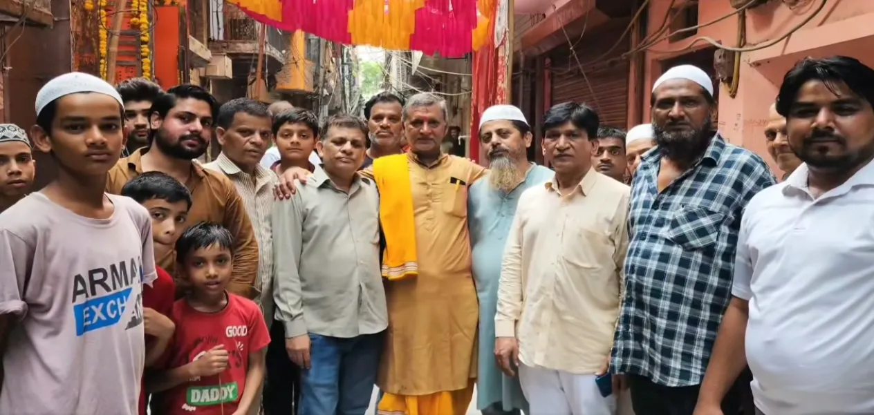 An example of communal harmony in Delhi: Lakshmi Narayan temple rebuilt with the help of Muslim neighbours