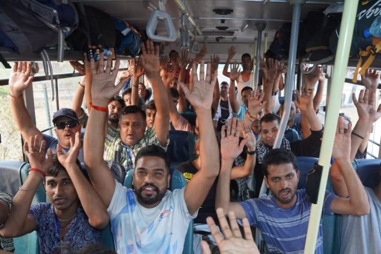 Amarnath Yatra: Over 3,500 pilgrims leave from Jammu base camp