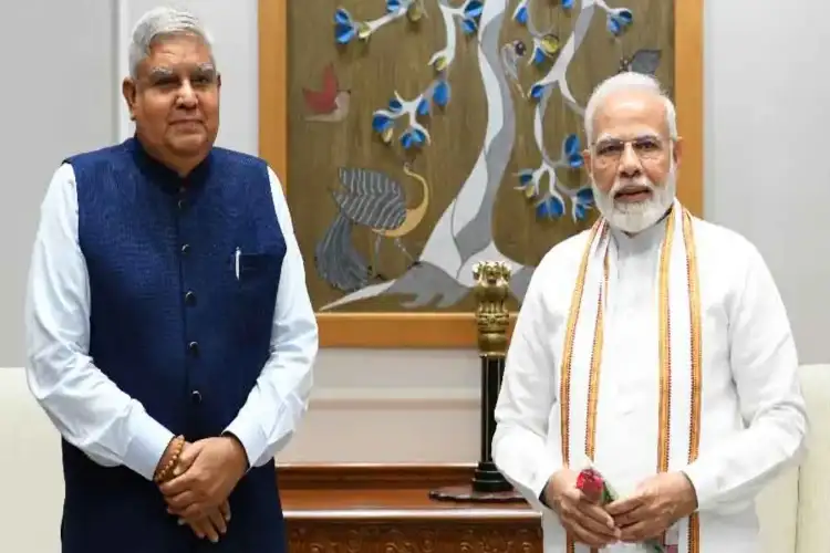 PM Modi wishes Jagdeep Dhankhar 