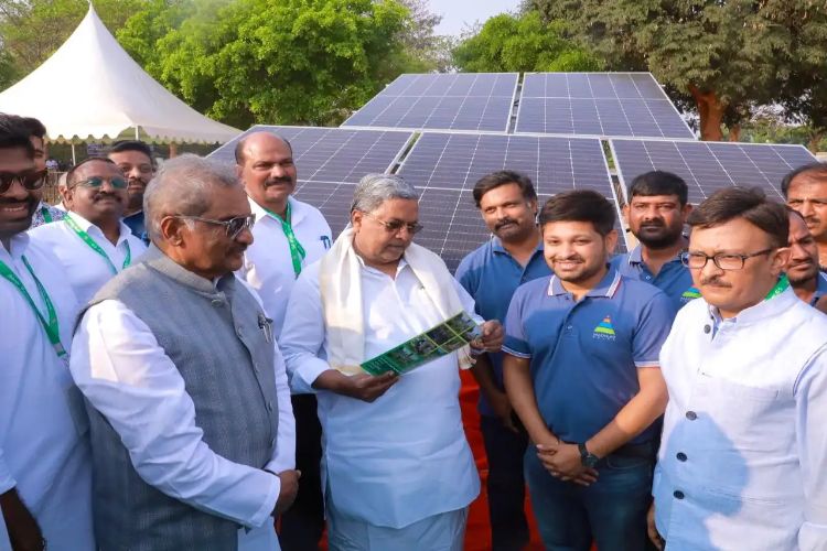 Karnataka CM Siddaramaiah reviews progress of solar agriculture pump scheme 'Kusum-B'