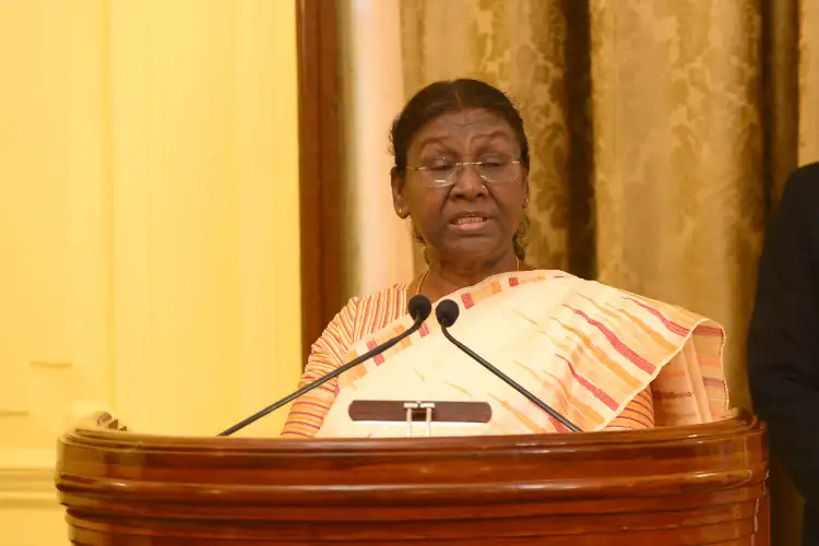 Adopt renewable energy, build with responsibility: President Murmu to MES officers