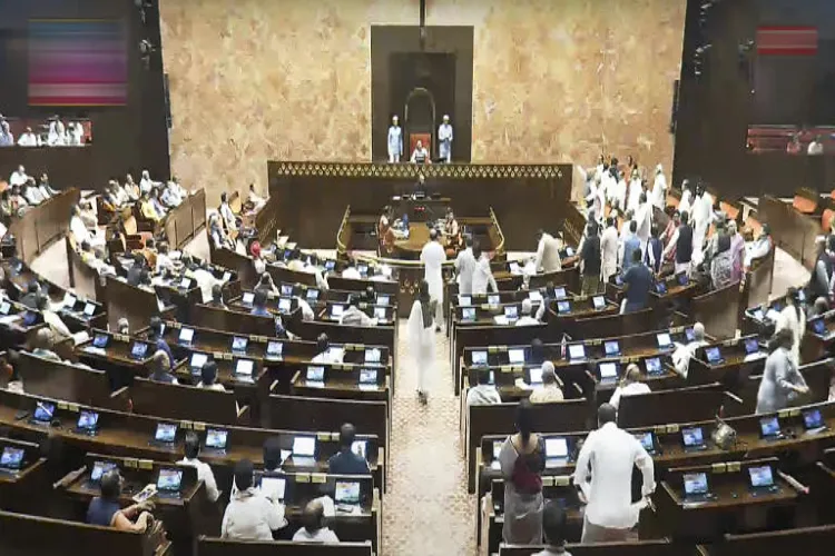 Rajya Sabha proceedings adjourned till 2 pm due to uproar by opposition