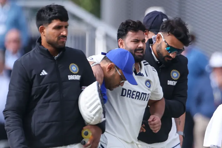 Rishabh Pant ruled out of England series with toe fracture