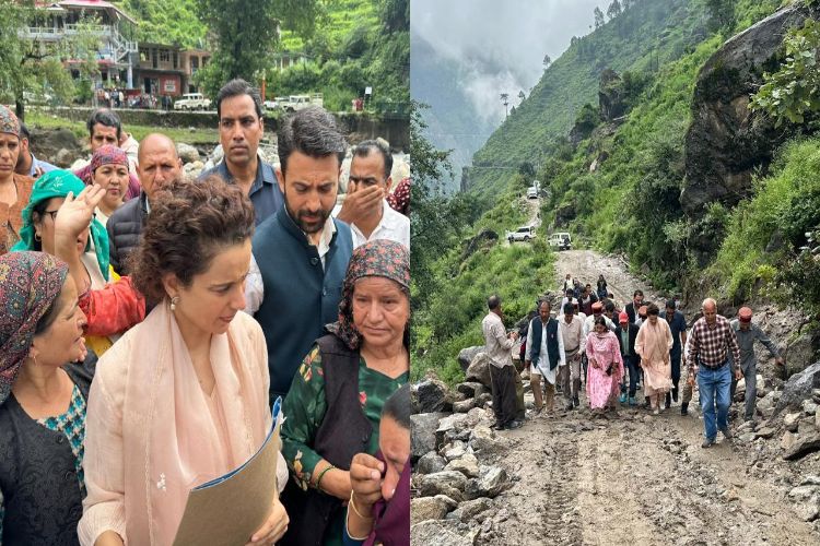 Kangana met Amit Shah, shared information about heavy rains and floods in Himachal