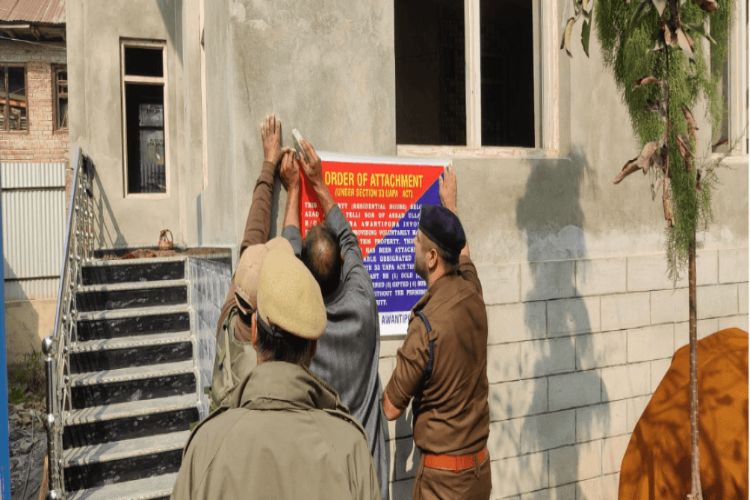 Jammu and Kashmir: Residential property confiscated for sheltering terrorists