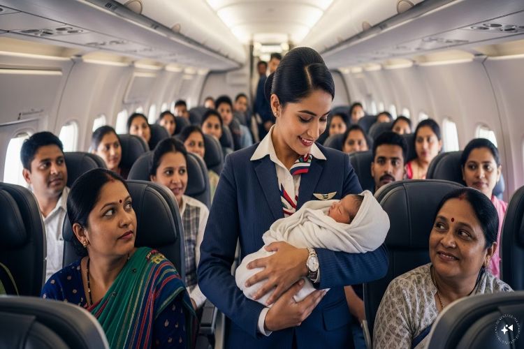 A passenger gave birth to a baby on Air India Express Muscat-Mumbai flight