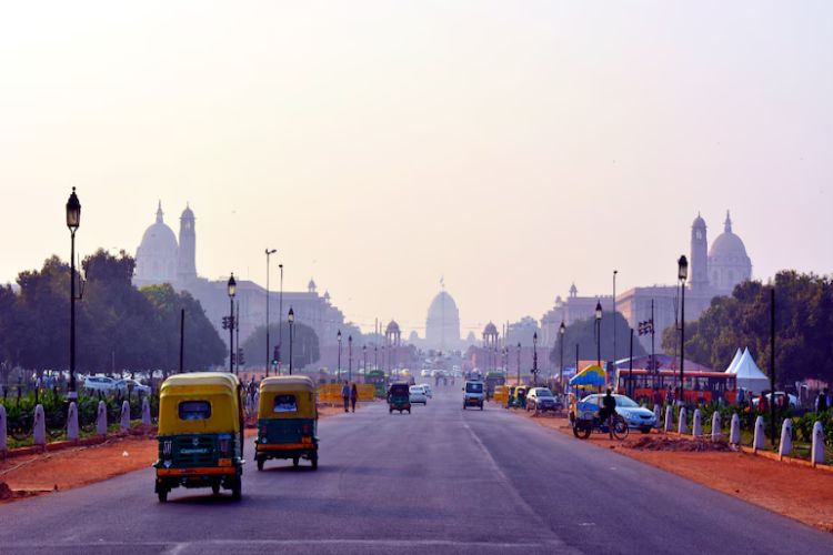Delhi experienced humid heat on Friday