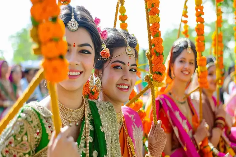 Teej festival: A wonderful amalgamation of tradition and fashion, Sawan resonated with swings, songs and games