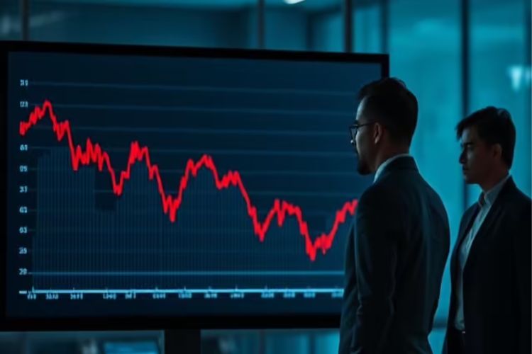 Market capitalization of six of the top 10 Sensex companies declined by Rs 2.22 lakh crore
