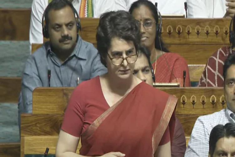 Priyanka Gandhi cornered the Centre in Lok Sabha on Operation Sindoor