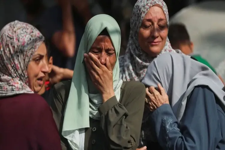 Israeli attack on humanitarian aid convoy in Gaza kills at least 71 Palestinians