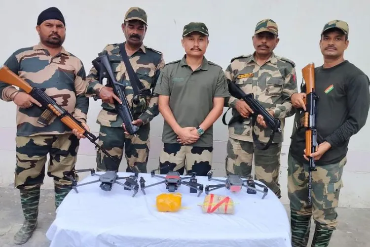 BSF and Punjab Police recovered two drones in Tarn Taran, arms smuggling attempt foiled