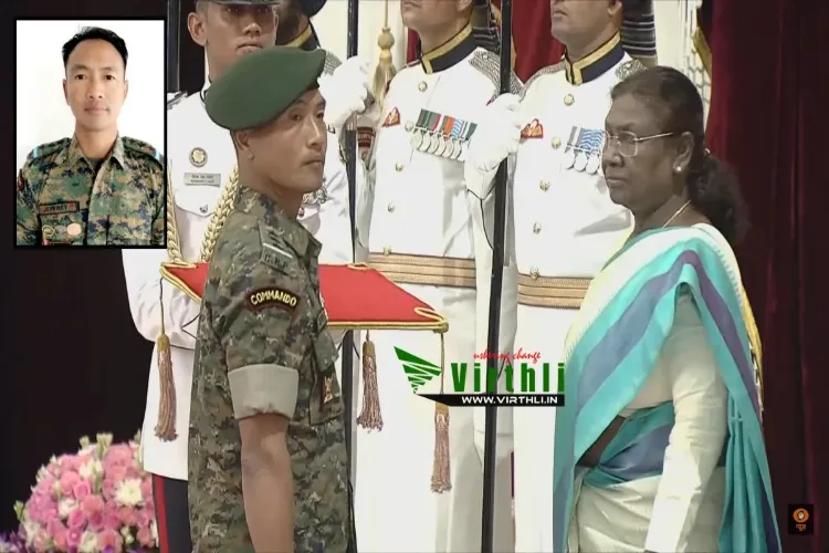 Manipur's son's bravery returns: Shaurya Chakra awardee CRPF Inspector Jeffrey Hmingchullo gets a grand welcome in Churachandpur