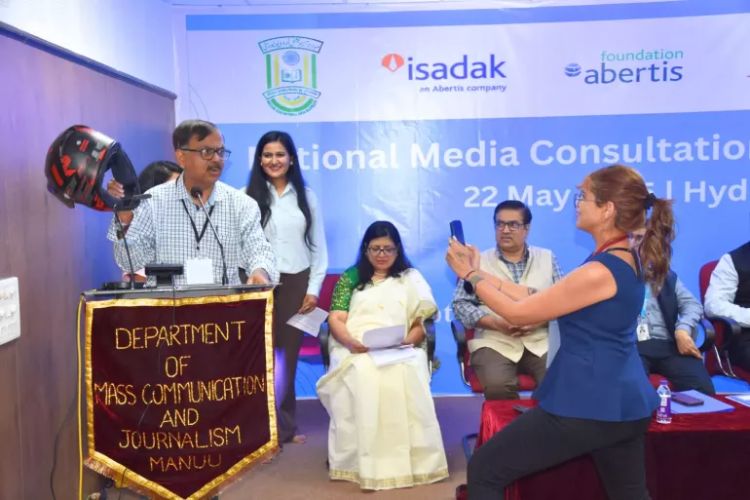 Road safety awareness program organized in partnership with UNICEF and MANUU