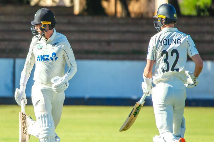 New Zealand takes lead in first innings, Zimbabwe struggling in second innings
